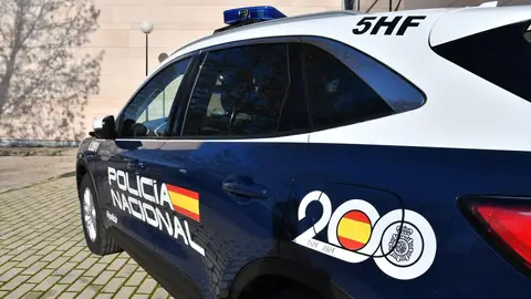 Imagen de archivo de un coche de la Policía Nacional Imagen de archivo de un coche de la Policía Nacional
