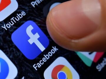 Fotografía de archivo de la app de Facebook 