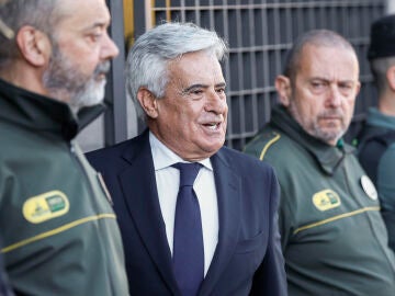 Pedro Rocha, a su llegada a los juzgados en Majadahonda